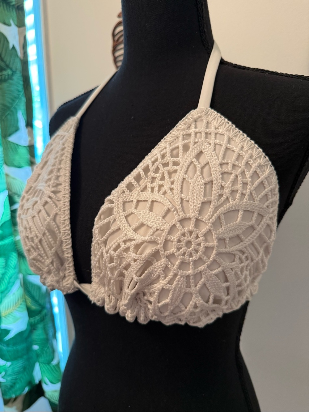 Aerie crochet swim suit top- XL - Picture 2 of 5